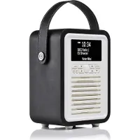 VQ mini radio dab+ rétro avec haut-parleur bluetooth bleu noir