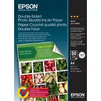 Epson Double-sided Photo Quality Inkjet Paper A4 50 Sheets 140gr Blanc