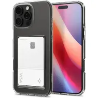 Spigen Crystal Slot (Apple iPhone 16 Pro Max), Coque pour téléphone portable, Transparent