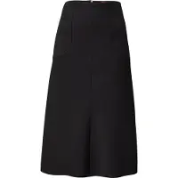 HUGO Rasiana 10271919 Red Midi Skirt Noir 36 Femme