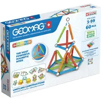 Geomag Supercolor Barrettes magnetiques 60 pcs