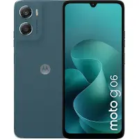 Motorola G06 (64 Go, Pantone Tapestry, 6.88", Double SIM, 4G), Téléphone portable, Bleu