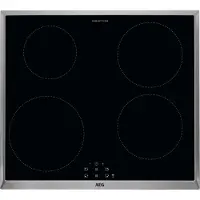 AEG APPAREILS MÉNAGERS Plaque de cuisson vitrocéramique, 60 cm, induction, acier inoxydable IEB64000XB