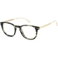 David Beckham Lunettes de Vue DB 7122 49/22/150 Grey horn gold Acetate frames MAN DB 7122