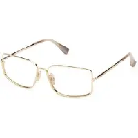 Max Mara Lunettes de Vue Maxmara MM5203 56/15/135 Shiny pale gold Front metal circle galvan WOMAN MM5203