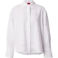 HUGO Echinacea 10272125 Long Sleeve Blouse Blanc 38 Femme