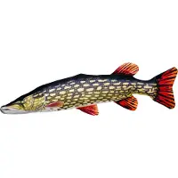Gaby The Pike Giant Pillow Jaune