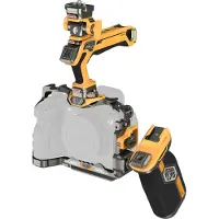 SmallRig Kit de cage à dégagement rapide 5518 « HawkLock » pour Sony Alpha 7R V / Alpha 7 IV / Alpha 7S III (édition avancée) « BumbleBee Edition »
