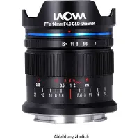 Laowa Objectif hybride 14mm f/4 FF RL Zero-D pour Sony FE