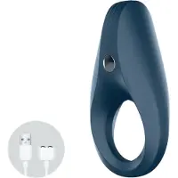 Satisfyer Rocket Ring - anneau pénien vibrant étanche (bleu)
