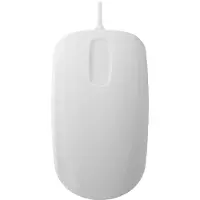 Contour Design CHERRY Active Key Medical AK-PMH3 - Souris - capteur de défilement - ergonomique - droitier et gaucher - optique - 3 boutons - filaire - USB - blanc (AK-PMH3OS-US-W)
