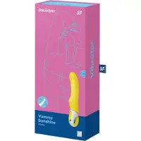 Satisfyer Yummy Sunshine - vibromasseur point G étanche - jaune