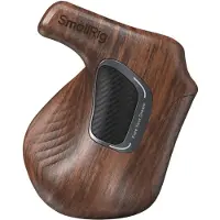 SmallRig Imagegrip Series Wooden Handle With Nato Clamp Right Side Marron