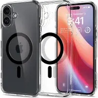 Spigen Ultra Hybrid Mag case with MagSafe pour iPhone 16 Plus - noir