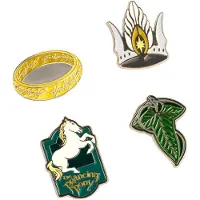 Grupo Erik Erik - Zestaw 4 Pinów Tematycznych The Lord Of The Rings - Oficjalny Produkt Premium