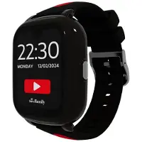 Savefamily Iconic Plus 2 4,52 cm (1.78") 40 mm Numérique Écran tactile 4G Noir Wifi GPS (satellite)