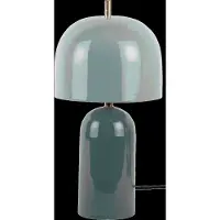 Present Time Leitmotiv - Lampe de table Rico - Bleu jean - Ø20cm Lampe de table - Lampe de chevet, salon, chambre à coucher