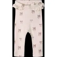 Lil´ Atelier Leggings 'NBFGavo' crème / mauve / violet pastel