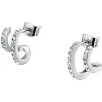 Morellato Boucles D'oreilles - Morellato - Saup16 - Acier - Cristal - Créole