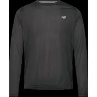 New Balance T-Shirt fonctionnel 'Athletics' noir / blanc cassé