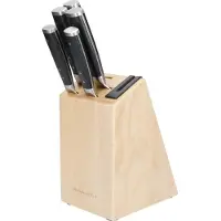 KitchenAid Ensemble de couteaux de cuisine en bouleau Gourmet 6 pièces