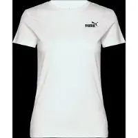 Puma T-shirt fonctionnel 'Ess No. 1' noir / blanc