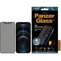 PanzerGlass Protection d'écran Privacy en verre trempé Case Friendly Anti-Bacterial pour Apple iPhone 12 Pro Max