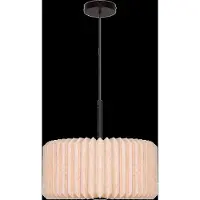 Nordlux Lampe pendante scandinave Vivienne Ø 40cm - sable