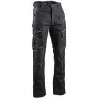 LMA Pantalon CORTEX coton/polyester noir taille 50 - LEBEURRE - 1783-50