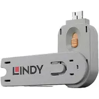 Lindy Usb Port Blocker Argenté