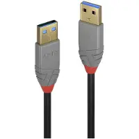 Lindy 1m USB 3.2 Type A Cable, 5Gbps, Anthra Line