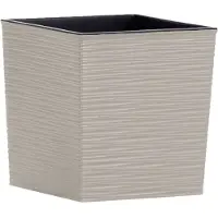 Garden Pots de plantation NICE GROOVE crème Rillenoptik, 30 x 30.5 cm (30 x 30 x 30.50 cm)