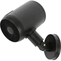 Lucci air Jet DC WV Schwarz Wandventilator Schwarz, Ventilateur, Noir