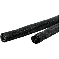 Value Gaine tissée SNAP pour faisceau de câbles, noir, 25 m