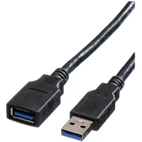 Roline Câble USB 3.0, Type A M - A F 0.8 m