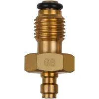 Ks Tools Adaptateur M14x1,5 mâle et raccord de tuyau 1/4" avec joint d'étanchéité