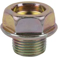 Ks Tools Bouchon de vidange d'huile, hexagonal extérieur 24mm, M18x1,5x11,5mm, pack de 10