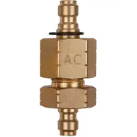 Ks Tools Pièce d'adaptation double M14x1,25 filetage intérieur et extérieur et raccord de flexible 1/4" ( 150.2653 )
