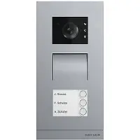 Busch-Jaeger Station extérieure vidéo triple inox Welcome