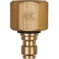 Ks Tools Adaptateur M12x1,5 femelle et raccord de flexible 1/4" ( 150.2651 )