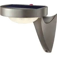 Sygonix SY-4673532 Applique murale solaire d'extérieur avec détecteur de mouvement LED LED fixe 10 W Gris (mat)