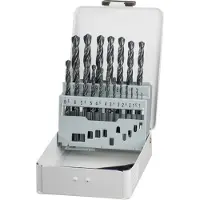 Kwb 19 Forets métal HSS 1-10 Index Kass (1 mm, 1,5 mm, 10 mm, 2 mm, 2,5 mm, 3 mm, 3,5 mm, 4 mm, 4,5 mm, 5 mm, 5,5 mm, 6 mm, 6,5 mm, 7 mm, 8 mm, 8,5 mm, 9 mm, 9,5 mm)