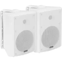 Omnitronic ALP-6A Kit d'enceintes actives blanc (Actif), Haut-parleur PA, Blanc
