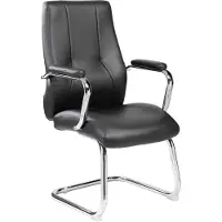 Rocada Chaise visiteur 985V22 noir similicuir