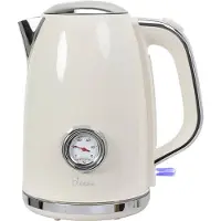 BIKITCHEN Bouilloire nostalgia 170 blanc crème, 1,7 litre 410139