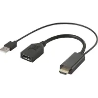 Renkforce RF-4777274 Convertisseur HDMI[2x HDMI mâle USB 2.0 femelle A
