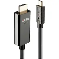 Lindy Hdmi Usb C Cable 5 M Argenté