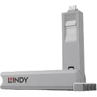 Lindy Bloqueur de port USB Type C - - Kit avec clé et 4 verrous - Blanc - Garantie 2 ans