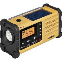 Sangean Electronics MMR-88 USB-C gelb Notfall/Kurbel/Solar Radio