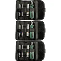 Metabo 3 x lot de 7 Bit-Rolltasche (Fente de vis, Torx TX)